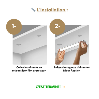 Réglette LED à détecteur de mouvement LightOm