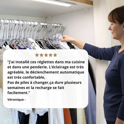 Réglette LED rechargeable - La lumière qui rend votre maison plus élégante