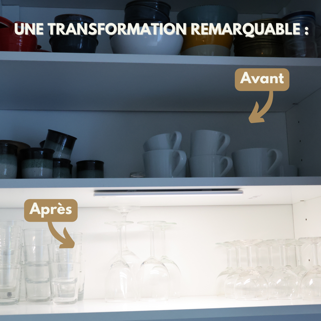 Réglette LED à détecteur de mouvement LightOm