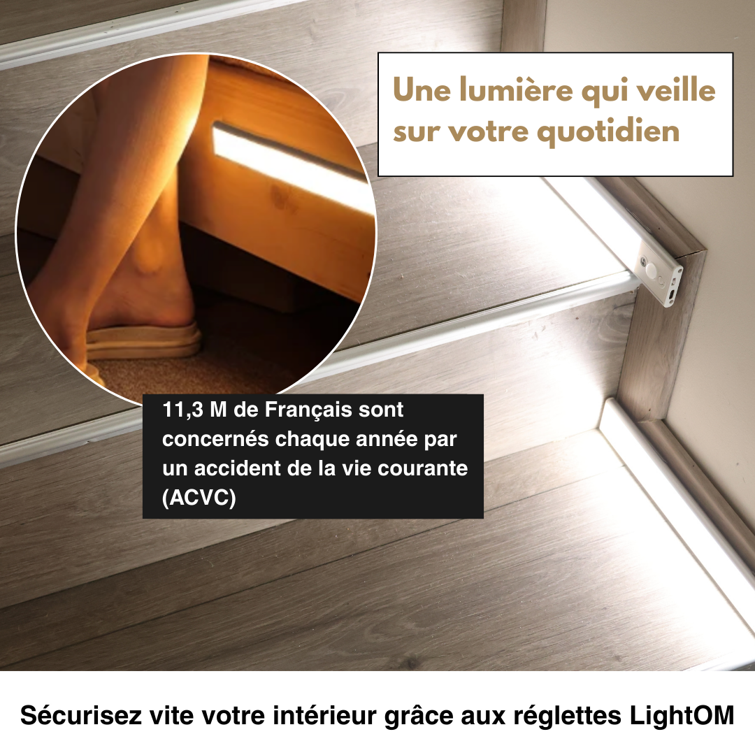 Réglette LED rechargeable - La lumière qui rend votre maison plus élégante