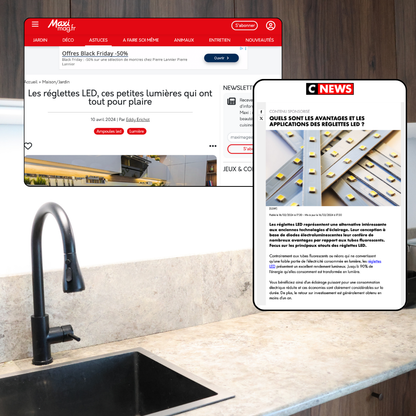 Réglette LED rechargeable - La lumière qui rend votre maison plus élégante