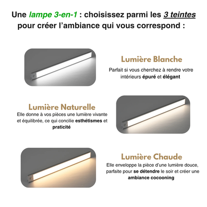 Réglette LED à détecteur de mouvement LightOm