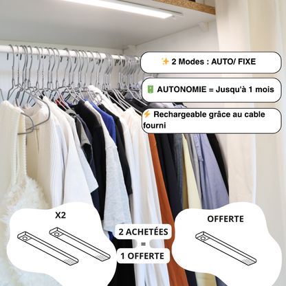 Réglette LED rechargeable - La lumière qui rend votre maison plus élégante