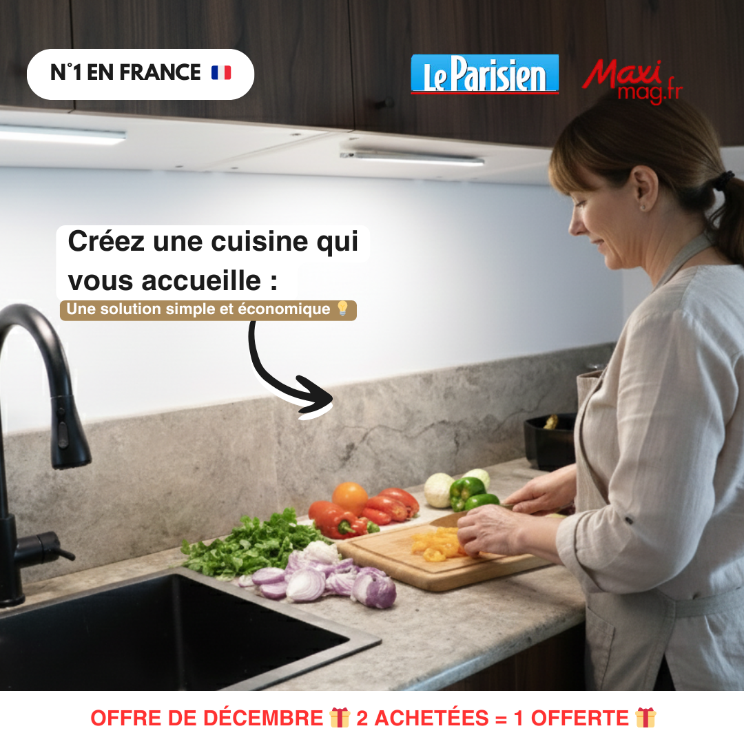 Réglette LED rechargeable - La lumière qui rend votre maison plus élégante